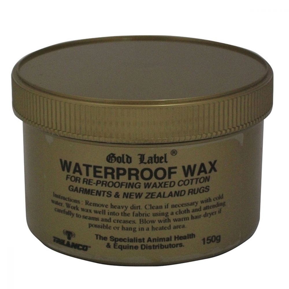 Gold Label Waterproof Wax 400gm Reproofing for Cotton Garments 