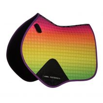 Weatherbeeta Prime Ombre Jump Saddle Pad - Rainbow