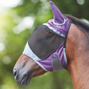 Shires Deluxe Fly Mask With Ears SS22
