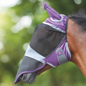 Shires Deluxe Fly Mask With Ears & Nose SS22