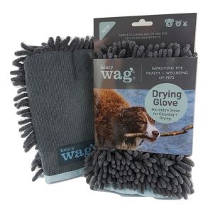 Henry Wag Microfibre Cleaning Glove - Blue/Grey