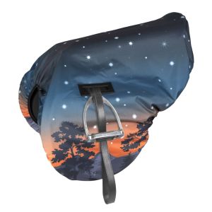 Shires ARMA Waterproof Ride On Saddle Cover - Winter Sun