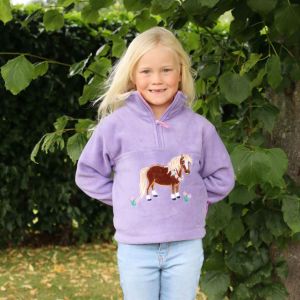 British Country Collection Flora Pony Childrens Fleece Jacket