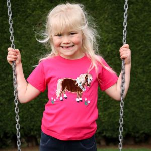 British Country Collection Flora Pony Childrens T-Shirt 