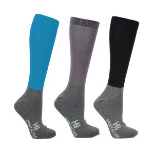 Hy Sport Active Riding Socks (Pack of 3) - Adult 4-8