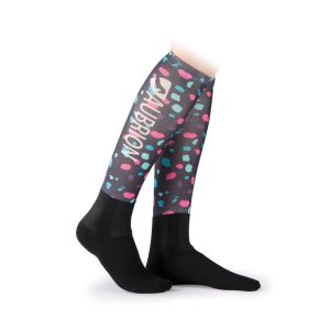 Aubrion Hyde Park Socks - Adults - Pink Spot