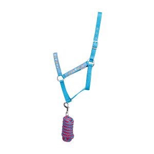 Hy Equestrian Jolly Elves Head Collar and LeadRope