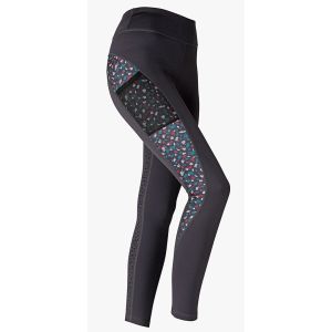 Aubrion Coombe Young Rider Riding Tights Brushstrokes