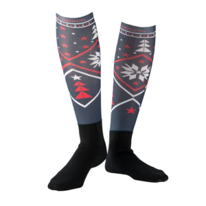 Aubrion Christmas Socks - Ladies - Navy