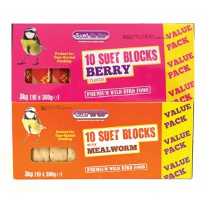 Suet To Go Multi Buy Pack Berry and Mealworm