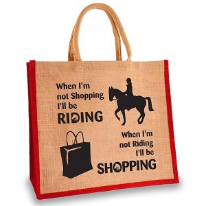 Elico Jute Shopper - Riding & Shopping