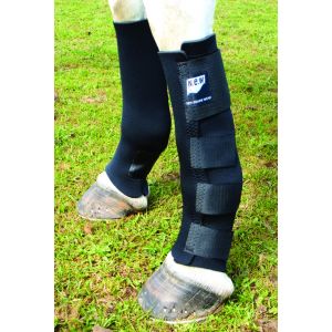 Shires Arma Deluxe Mud Socks Neoprene Horse Turnout Boots in Black 