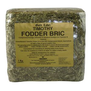 Gold Label Timothy Fodder Bric 1Kg