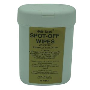 Gold Label Canine Spot-Off Wipes - 25 Pack