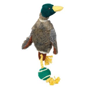 House of Paws Toy with Tennis Ball Tail - Duck