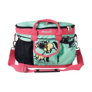 Hy Equestrian Thelwell Collection Trophy Grooming Bag - Mint/Pink