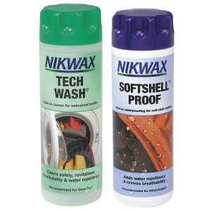 Nikwax Tech Wash/SoftShell Proof Twin Pack - Mini