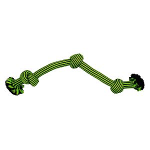 Jolly Pets Knot-n-Chew 3 Knot Rope
