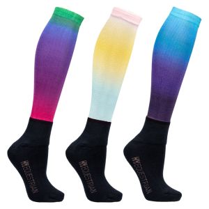 Hy Equestrian Ombre Socks Pack of 3