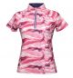 Weatherbeeta Ruby Printed Short Sleeve Top - Pink Swirl Marble Print