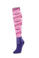 Weatherbeeta Marble Print Stocking Socks - Pink Swirl Marble Print - Adults (One Size)