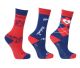 Hy Equestrian Thelwell Collection Socks (Pack of 3) - Childs 8-12