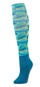 WeatherBeeta Stocking Socks - Blue/Orange Swirl Marble Print