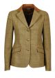 Albany Tweed Suede Collar Tailored Jacket - Childs