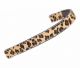 Shires Aviemore Printed Cow Hair Browband - Leopard