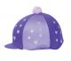 Hy Equestrian Glitter Magic Hat Cover - Purple/Lilac