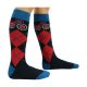 Hy Equestrian Tractors Rock Socks (Pack of 3) - Navy/Red - Childs 8-12
