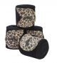 Weatherbeeta Leopard Fleece Bandage 4 Pack - Brown Leopard Print